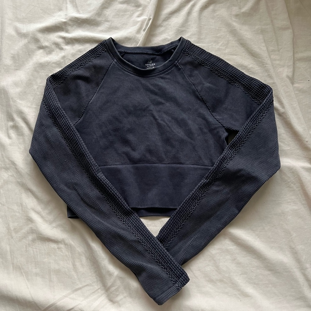 Women's Black Long Sleeve Top